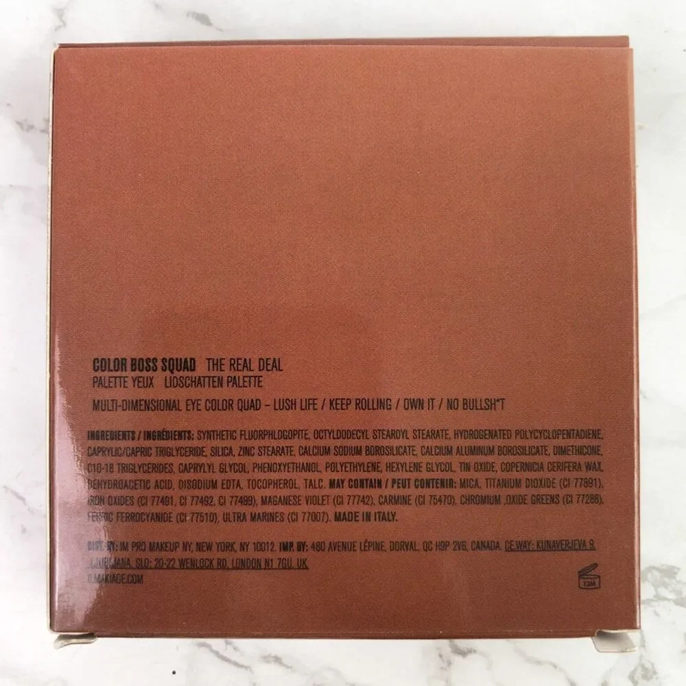 NIB Color Boss Squad Eyeshadow Palette in The Real Deal - Il Makiage